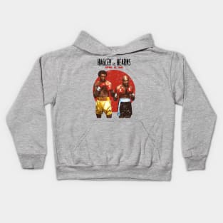 HOT!! Hagler vs Hearns Boxing 1985 Kids Hoodie